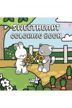 Sweetheart Coloring Book: With 40+ Bold and Easy Coloring Pages Featuring Cute Friends in the Garden | For Kids Teens & Adults | Perfect Gift for Love