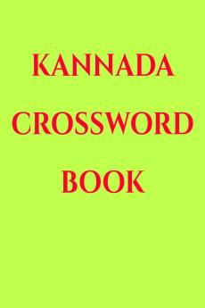 Kannada Crossword book