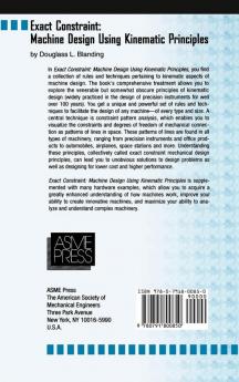 Buy Exact Constraint: Machine Design Using Kinematic Principles Book ...