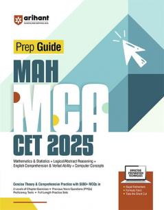 Buy MAH MCA CET 2025 | Prep. Guide | English Medium Book Online at Best ...