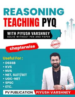 Buy Reasoning Teaching PYQ with Piyush Varshney (Bilingual) Book Online ...