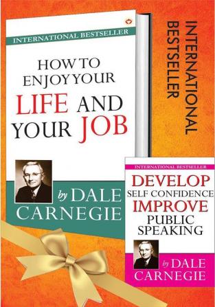 The Best of Dale Carnegie - How to Enjoy Your Life and Job + Develop Self-Confidence Improve Public Speaking (Set of 2 Books)