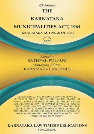 KARNATAKA MUNICIPALITIES ACT