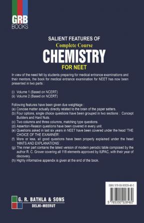 Complete Course Chemistry for NEET (Volume 1)