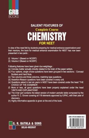 Complete Course Chemistry for NEET (Volume 2)