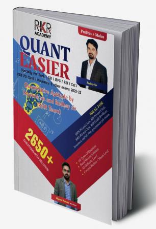 Quant Easier- Pre+Mains Specially for Bank SBI IBPS RBI RRB Clerk Insurance and Other Exams 2022-23