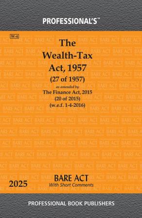 Wealth-Tax Act 1957 as amended by Finance Act 2015