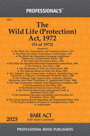 Wild Life (Protection) Act 1972 as amended by Wild Life (Protection) Amendment Act 2022