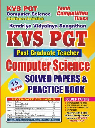 KVS/PGT Computer Science Solved Papers & Practice Book