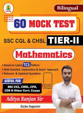 Mathematics 60 Mock Test SSC CGL & CHSL - TIER - II