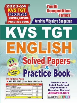 2023-24 KVS/TGT English Solved Papers & Practice Book