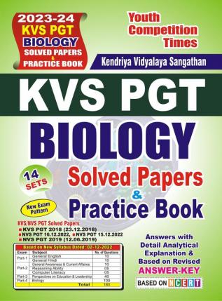 2023-24 KVS PGT Biology Solved Papers & Practice Book