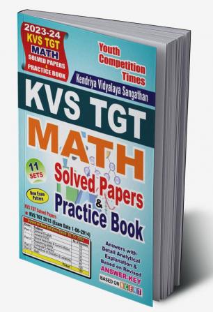 2023-24 KVS TGT Math Solved Papers & Practice Book