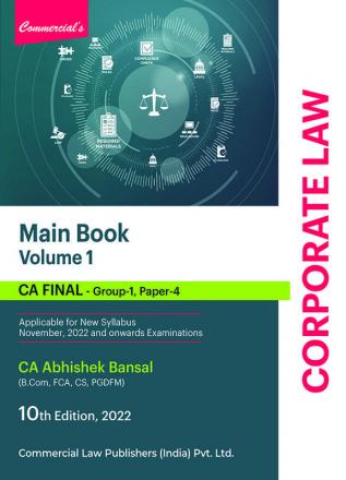 Corporate Law and Allied/Economic Laws (Vol.1) (Main Book)