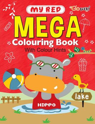 My Red Mega Colouring Book I Crayon Colouring