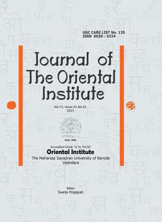 Journal of orient issue 72