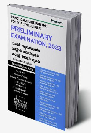 Practical Guide For The Post Of Civil Judges Preliminary Examination -2023 (English & Kannada)