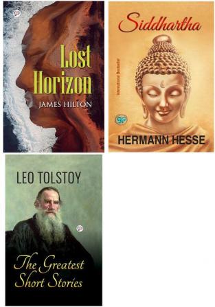 Lost Horizon + Siddhartha + The Greatest Short Stories of Leo Tolstoy (Hardback)