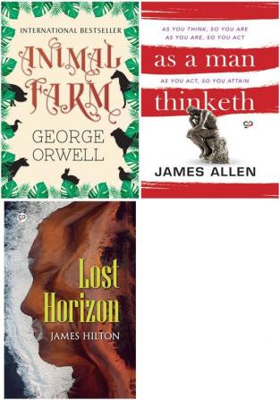 Animal Farm + As a Man Thinketh + Lost Horizon (Hardback)