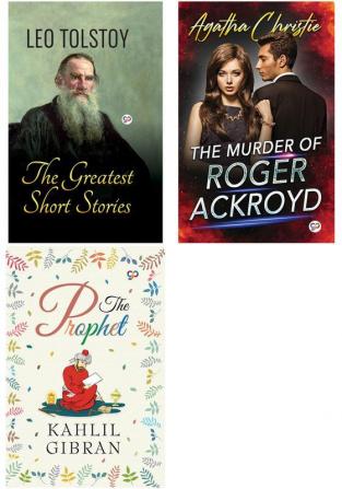 The Greatest Short Stories of Leo Tolstoy + The Murder of Roger Ackroyd + The Prophet (Hardback)