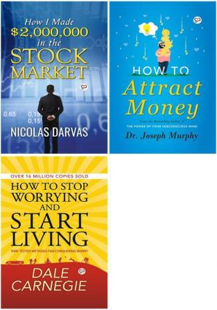 How I Made $2000000 in the Stock Market + How to Attract Money + How to Stop Worrying and Start Living (Hardback)