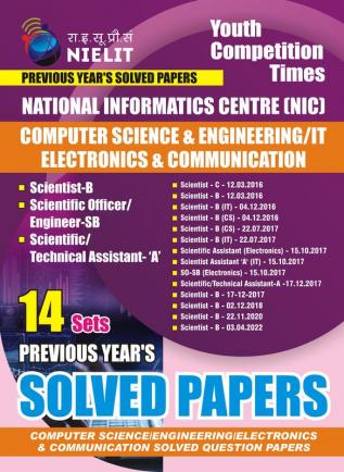 NIELIT(NIC) Computer Science & Engineering /IT/Electronics & Communication Solved Papers