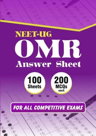 NEET Exam OMR Sheets Of 200 MCQs