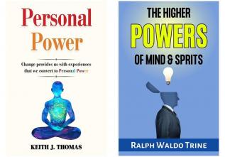 Mindful Mastery: The Art of Conscious Living | Set of 2 Growth: Wealth: Success: Happiness Books by Ralph Waldo Trine; Keith J. Thomas