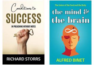 Preaching Minds: Inspiring Hearts and Souls | Set of 2 Growth: Wealth: Success: Happiness Books by ALFRED BINET; Richard Salter Storrs