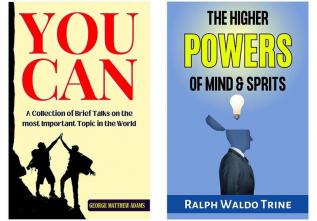 Spirited Journeys: Adventures in Self-Discovery | Set of 2 Growth: Wealth: Success: Happiness Books by Ralph Waldo Trine; Christian D. Larson