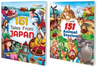 151 Tales from Japan and 151 Animal Stories I Combo of 2 Books I Must Read story books for kids