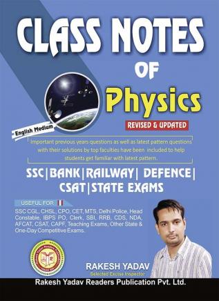 Class Notes Physics English Medium