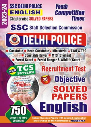 2023-24 SSC Delhi Police English Solved Papers