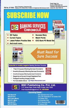 Banking Services Chronicle-October-2023-Issue