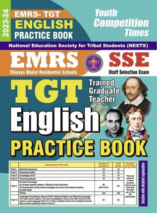 2023-24 EMRS TGT SSE English Practice Book