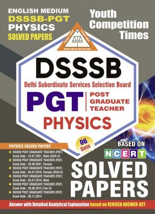 2024-25 DSSSB PGT Physics Solved Papers