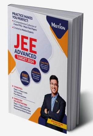 Target JEE Advanced 2024 Previous Year Solved Papers (2021-2023) 5 Mock Tests Papers 1 & 2