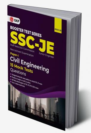 GKP SSC 2024 : Booster Test Series - JE Paper I - Civil Engineering - 15 Mock Tests|Solved Papers 2019-2023 - Question