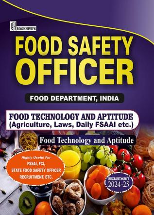 Food Safety Officers Recruitment 2024-2025 Food Technology and Aptitude