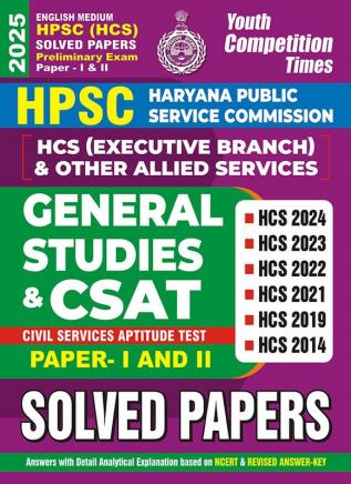 2024-25 HPSC (Pre) Paper I & II General Awareness & CSAT Solved Papers 192 295 E.