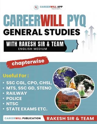 Careerwill PYQ GS Book with Rakesh Sir & Team (English Medium)