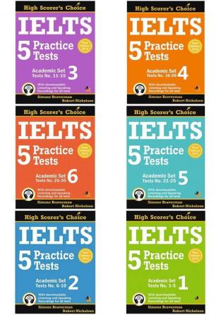 IELTS 5 Practice Tests Academic Set 1 to 6