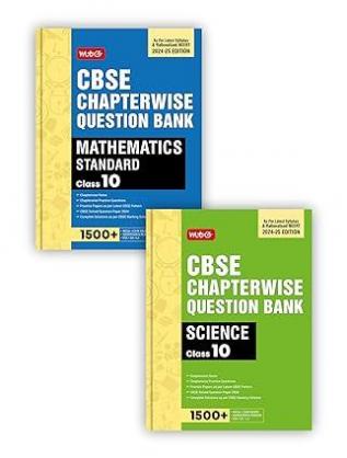 MTG CBSE Class 10 Chapterwise Question Bank Mathematics Standard & Science For 2025 Board Exam (Set of 2 Books) | As Per Latest CBSE Syllabus & Rationalised NCERT Pattern