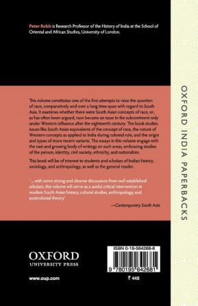 The Concept Of Race In South Asia: Understanding And Perspectives (Studies On South Asia)