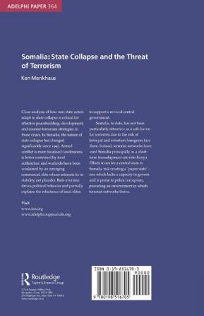 Somalia: State Collapse and the Threat of Terrorism