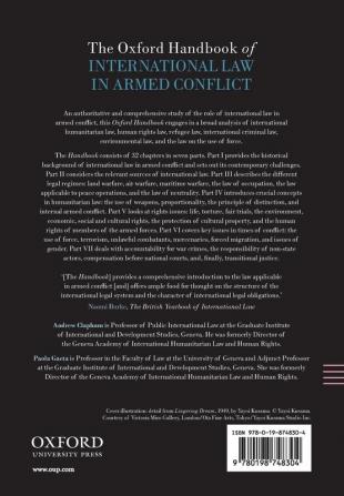 The Oxford Handbook of International Law in Armed Conflict (Oxford Handbooks)