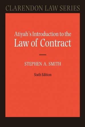 Atiyah's Introduction to the Law of Contract (Clarendon Law Series)