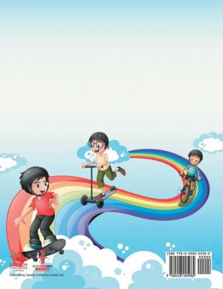 Skateboards and Scooters: Kids Coloring Book for Boys