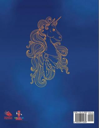 Unicornios Encantados: Adulto Colorear Libro Unicornio Edición