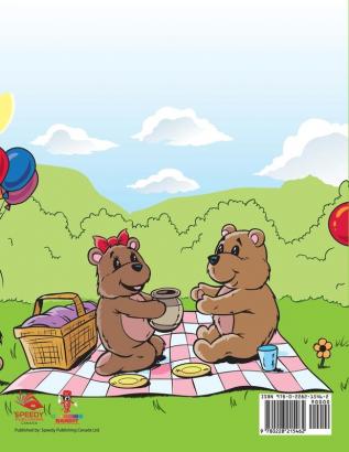 Orsacchiotti Picnic: Libro Da Colorare Per Bambini Dai 18 Mesi